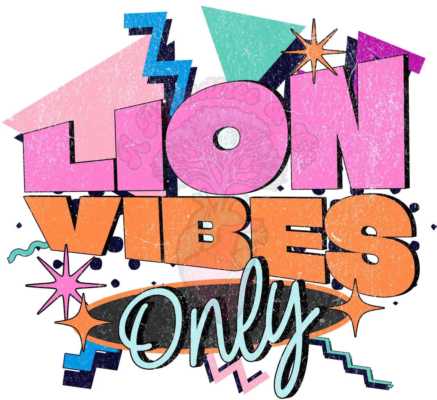 Lion Vibes Only 90s