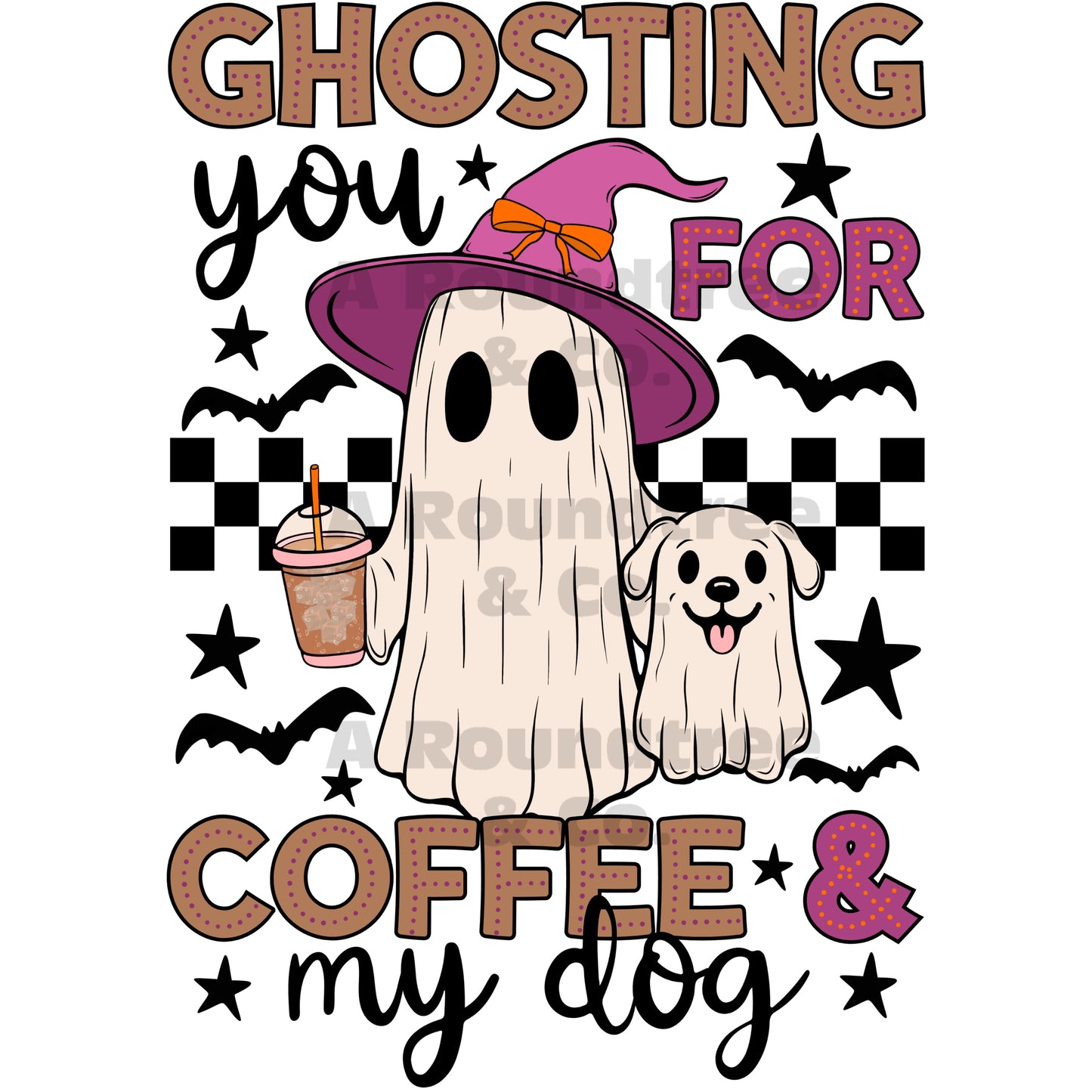 Ghosting you for coffee & my dog