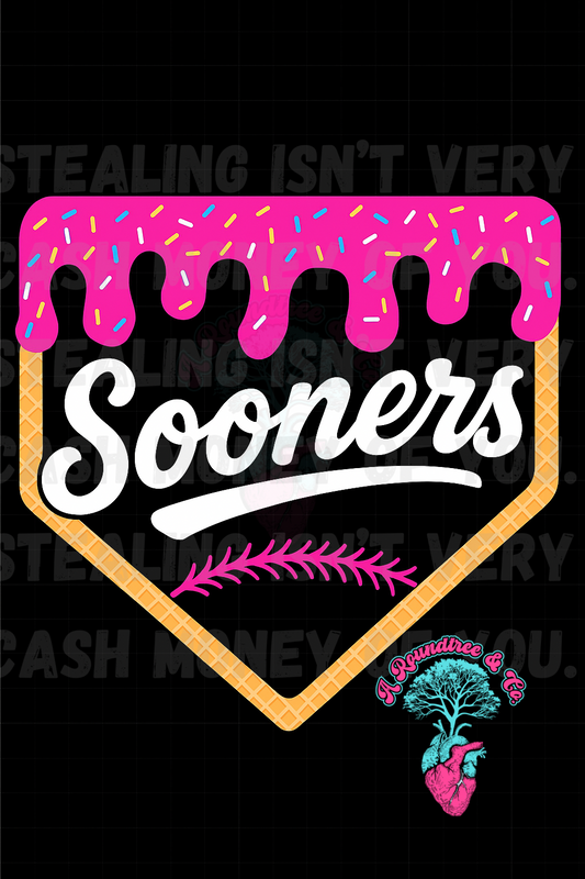 Sooners Ice Cream Drip