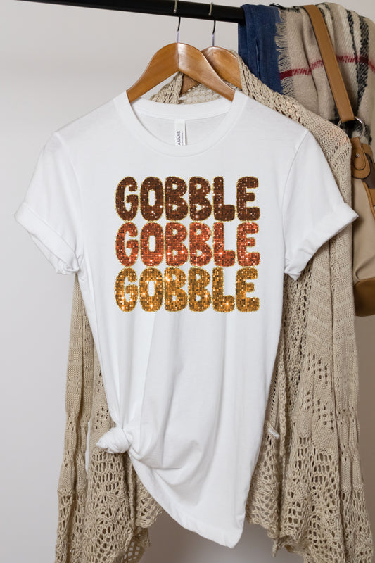 Google Gobble Google Faux Sequin