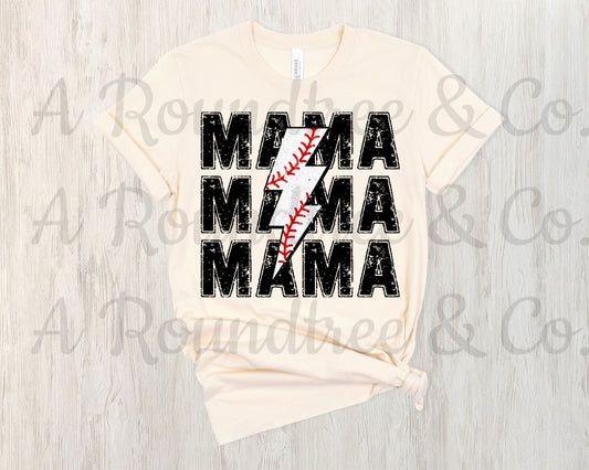 Baseball Bolt Mama