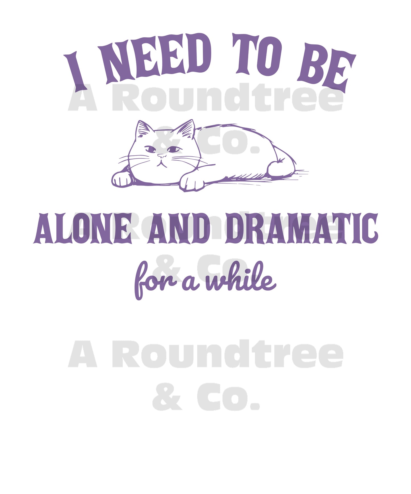 Alone and Dramatic