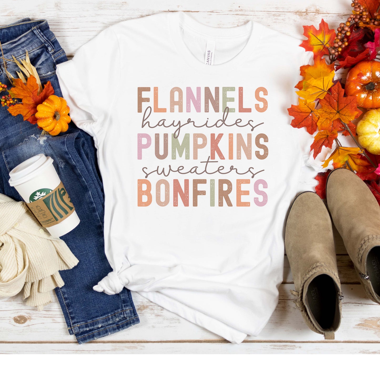 Flannels Hayrides Pumpkins