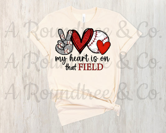 My heart is in that field baseball