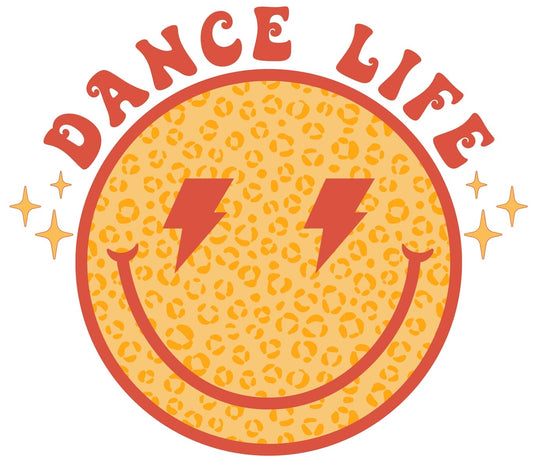 Dance Life Leopard Smiley