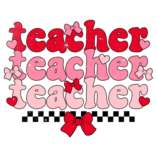 Bows and Hearts Teacher