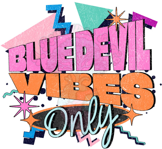 Blue Devil Vibes Only 90s