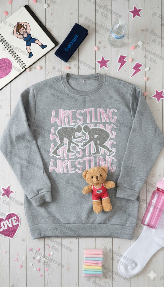 Wrestling Silver Glitter