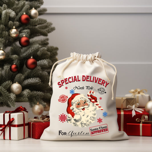 Special Delivery North Pole Santa Sack