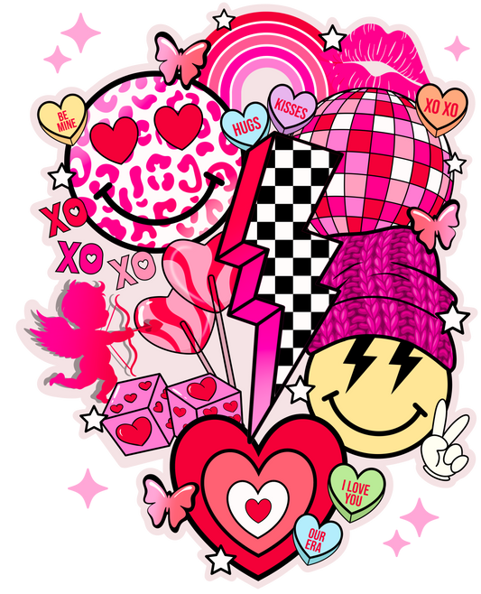 Retro Valentine Collage